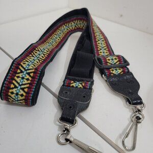 Vintage 80's Camera Strap with Elastic film Roll Holders